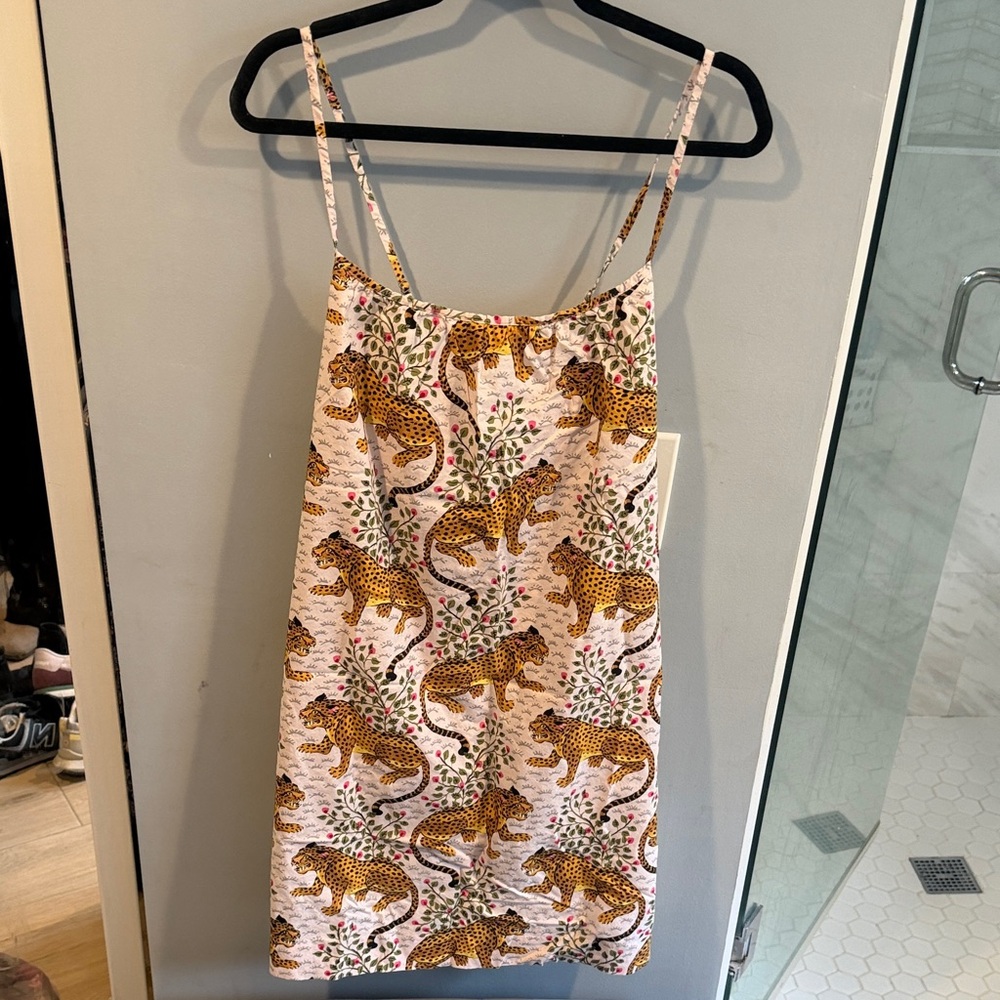 Leopard Print Cami Nightgown